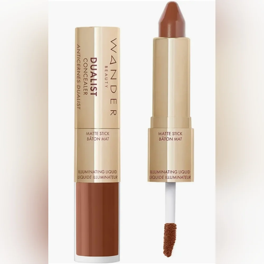 Wander Beauty Dualist Concealer + Pacifica Tinted Serum, Deep Shades NEW